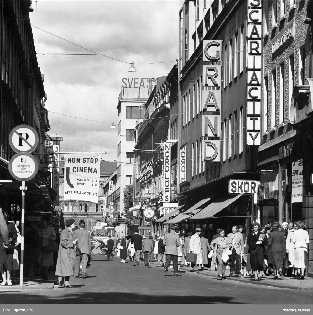 Vy från Kungsgatan i Göteborg
