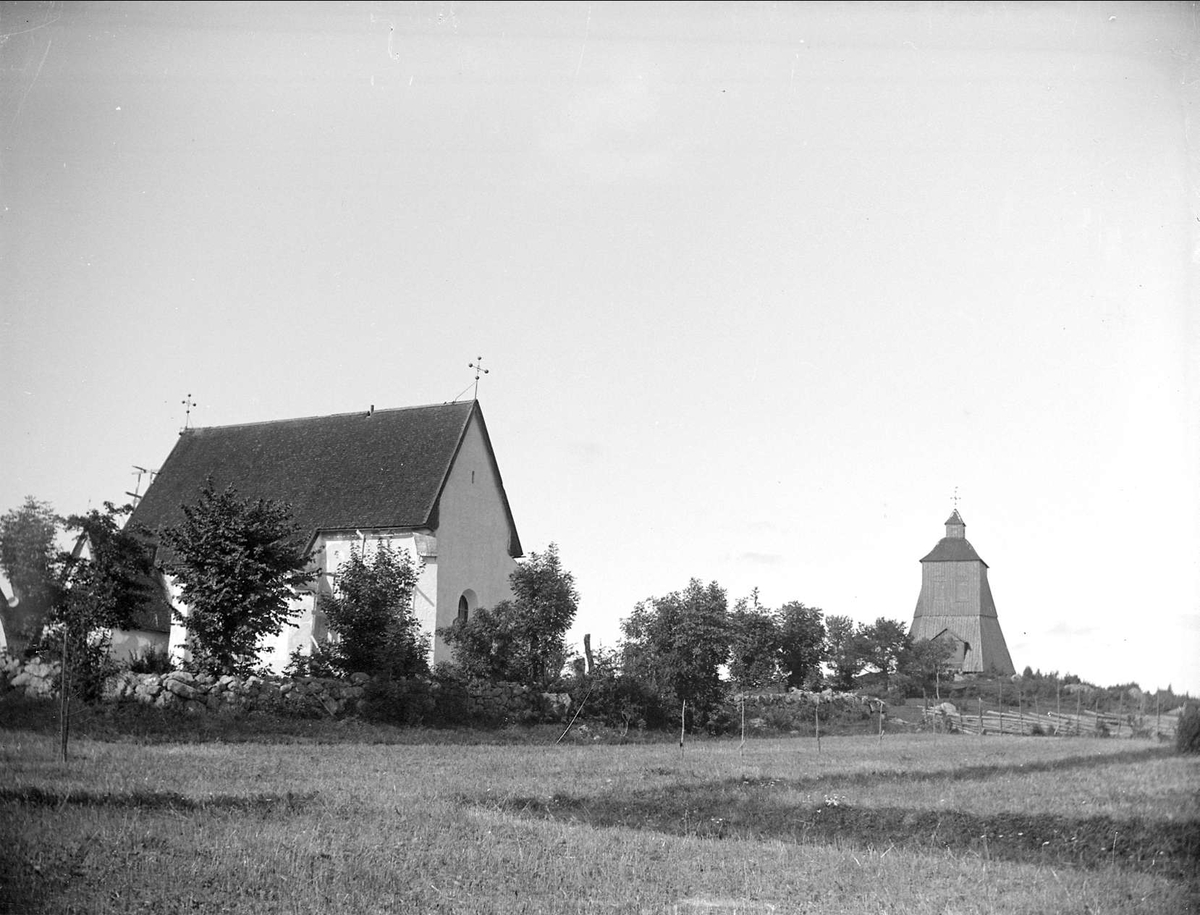 Västeråkers kyrka, Västeråkers socken, Uppland 1915