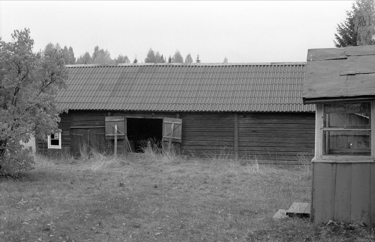 Loge, svarvar- och snickarbod, Bandarbo, Bälinge socken, Uppland 1983