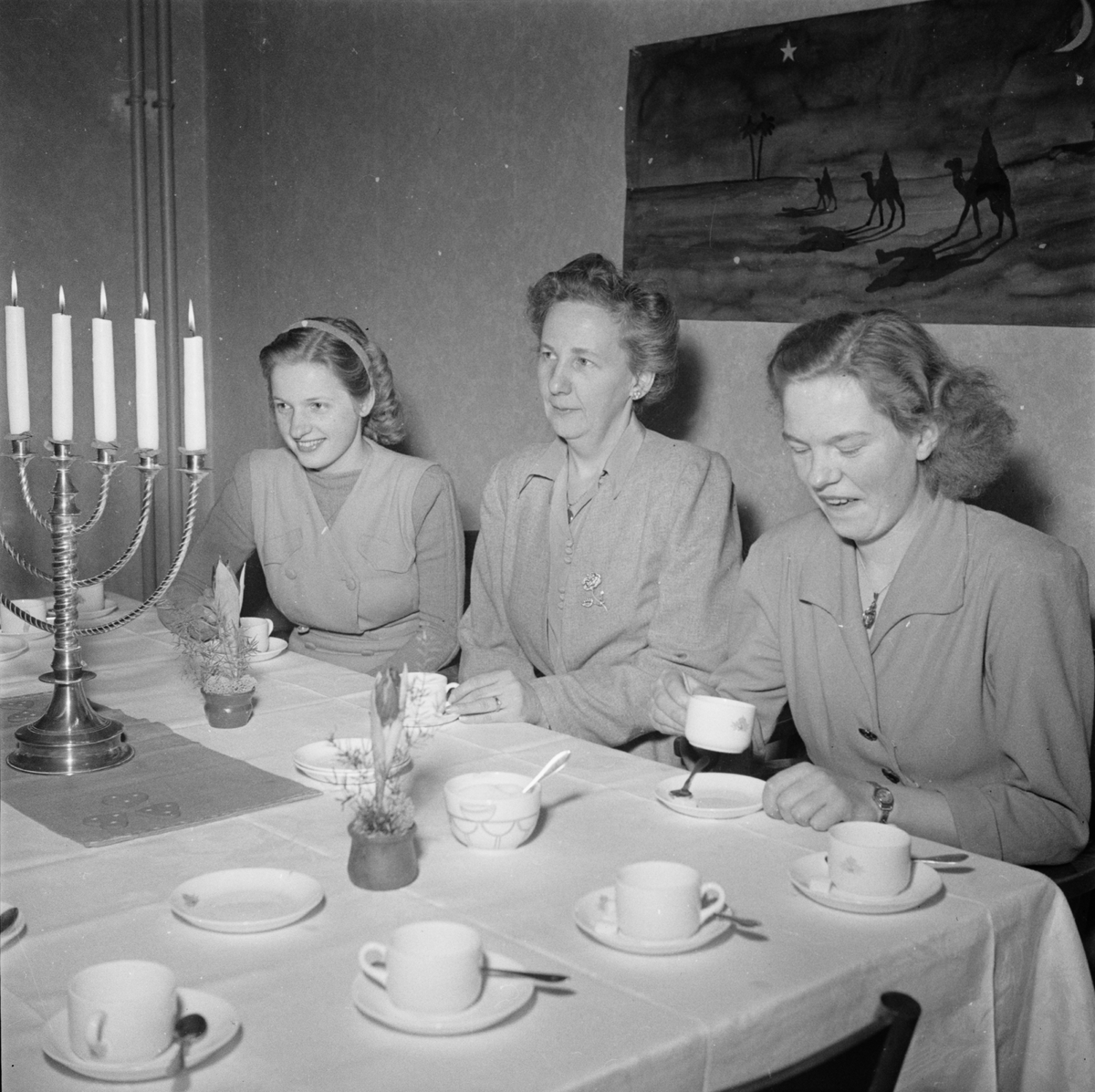 Julafton på Telegrafen, Uppsala 1947