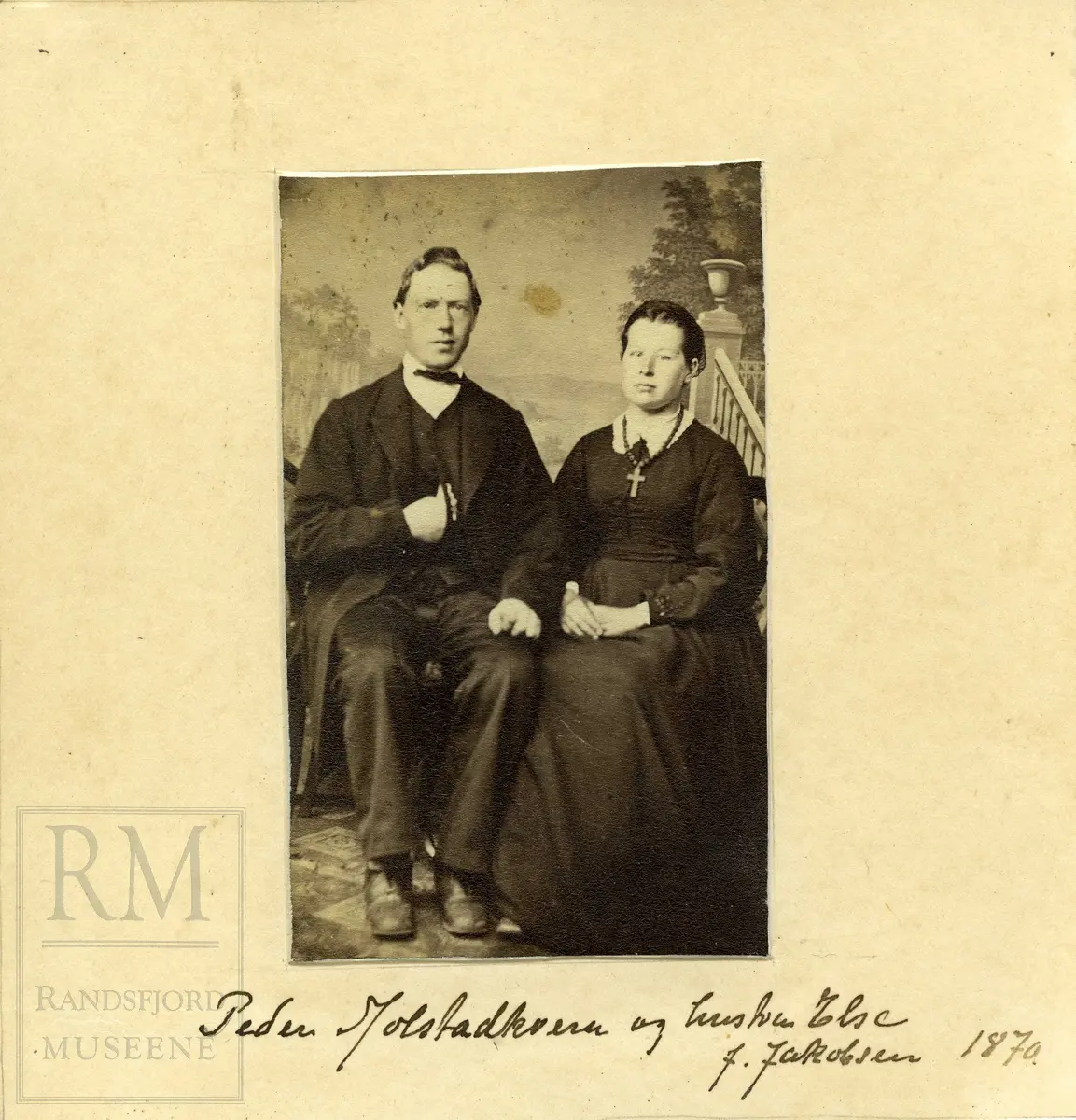 Ekteparet møller Peder Rosendal og Else Rosendal, født Else Jacobsen.