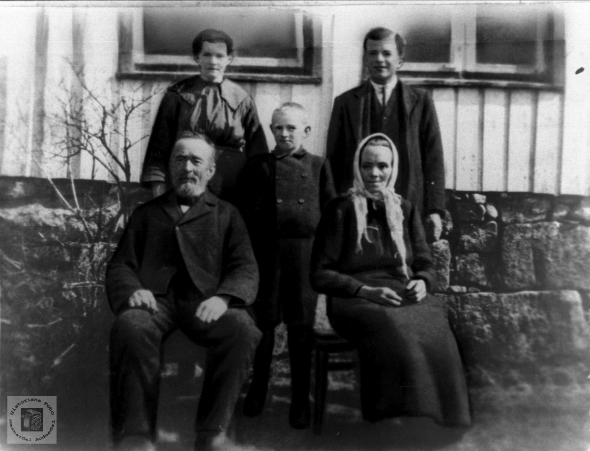 Familiegruppe fra Birkeland, Laudal.