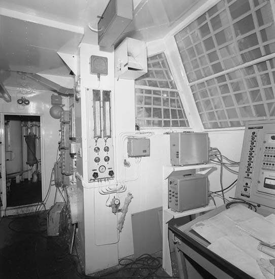 Bilder från kontrollrummet på fartyg 116-119, troligen från 116 S/S Vorkuta PT 57.