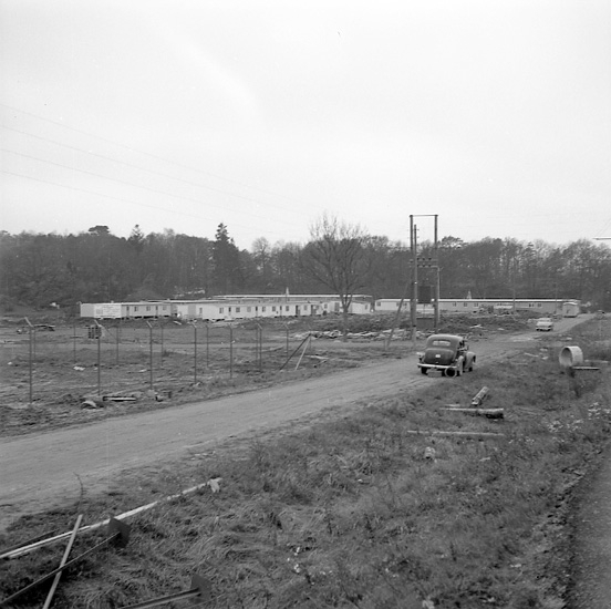 Bostadsbaracker mot bostadsbrist 1956