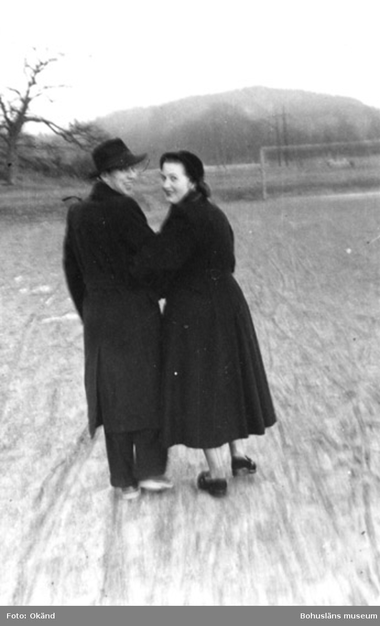 Text till bilden: "Heinz Kloth och Hertha Hentschel, 1951".