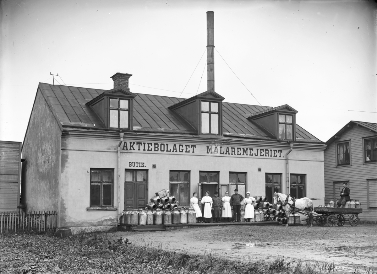 Aktiebolaget Mälaremejeriet, Aronsborg, Östra Ringgatan 21, Enköping, vy från norr