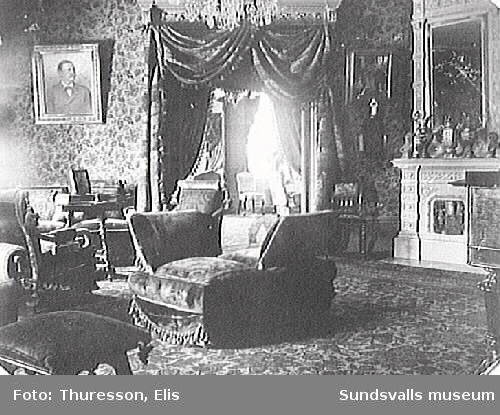 "Stora Salongen" i familjen Thuressons bostad, kv Rådmannen 5, Nytorget 2.