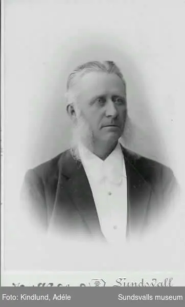 Anders Gabriel Dahlman (f. 1833 d- 1899). Grundare av A. G. Dahlmans garnbod och senare Dahlmans varuhus vid Storgatan i Sundsvall.