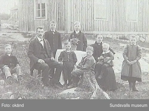 Alnö hembygdsförenings fotosamling Fotografiet taget under patron Öqvists tid som ägare.