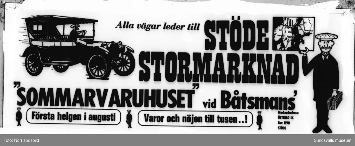 Reproduktioner av affischer från Stöde.