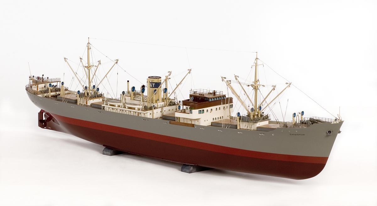 Modell av Bulkfartyg.