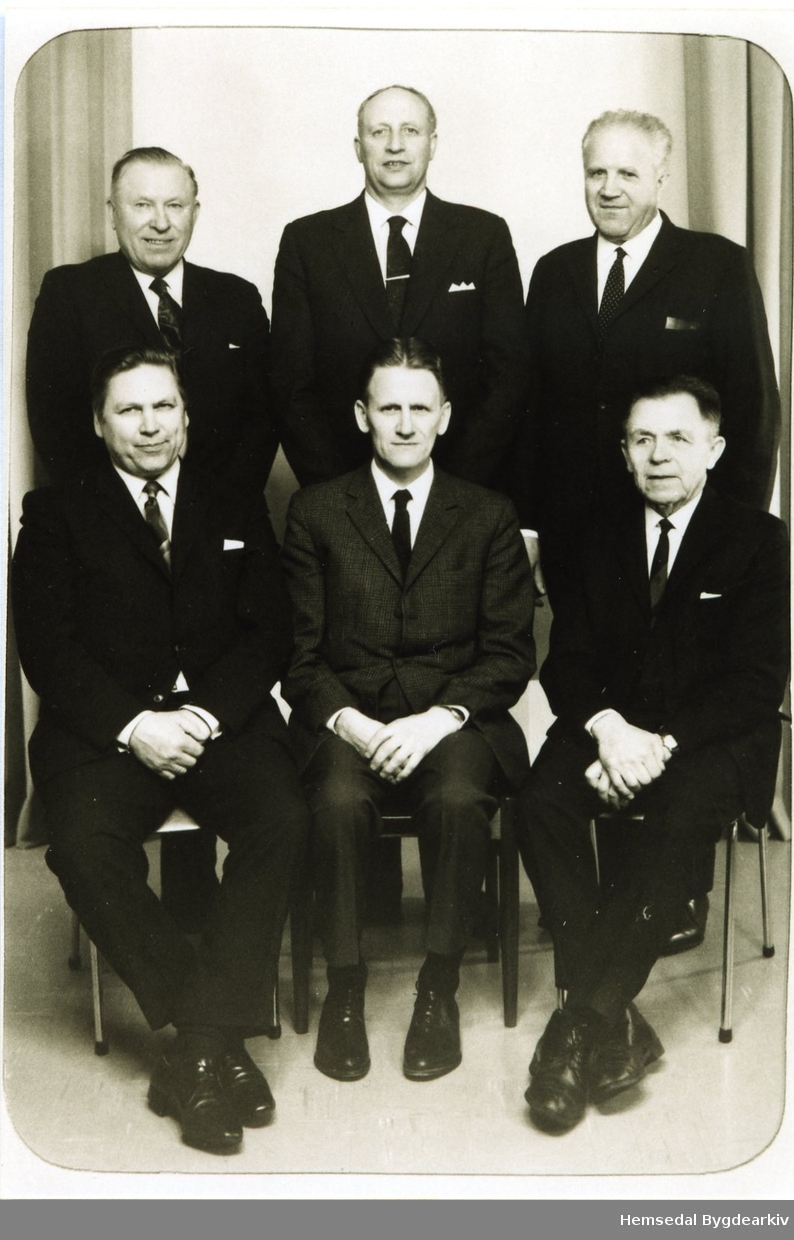 Ordførarane i Hallingdal, ca. 1965.
Fremst frå venstre: Olav Øen, Nes;  Osvald Medhus, Hol; Nils O. Eiklid, Gol.
Bak frå venstre: Martin Storedal, Ål; Ole Steinmoen, Flå; Svein Eikre, Hemsedal