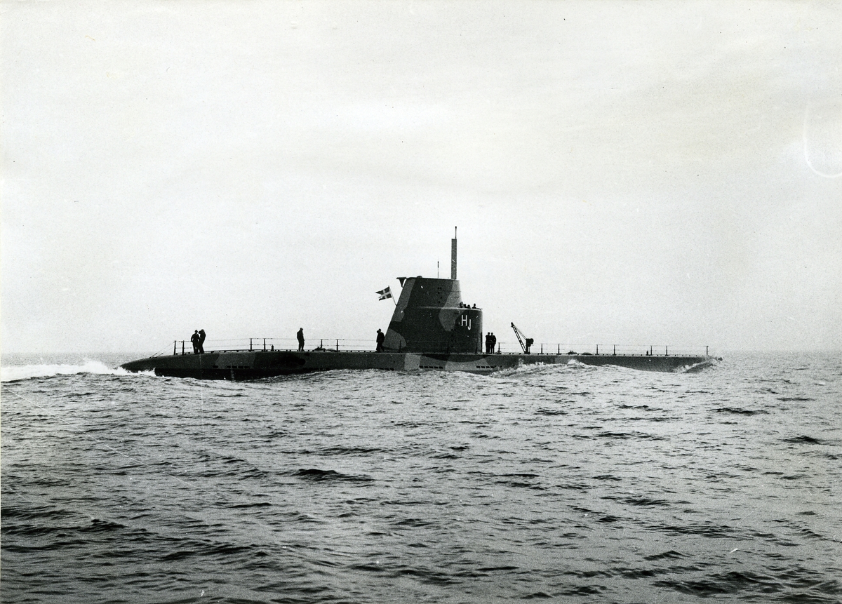 U-båten Hajen (III) år 1956.