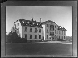 Kalnes jordbruksskole i Tune ved Sarpsborg. Avfotografert in
