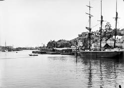 Fredrikstad og Glomma, til høyre Kråkerøy og Bjølstad. 
Sku