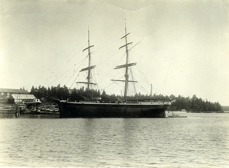 Briggen Gerda av Pataholm. Vid Blidösunds varv 1927