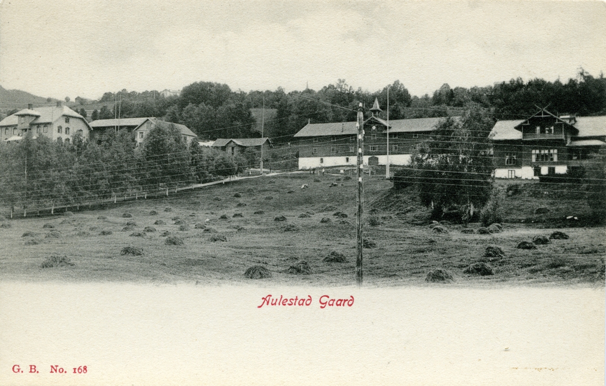 Aulestad, Nedre Aulestad (Erling-huset), høysåter, postkort