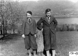 Bildet er tatt ved stabbsteinen ved Nesset prestegard...