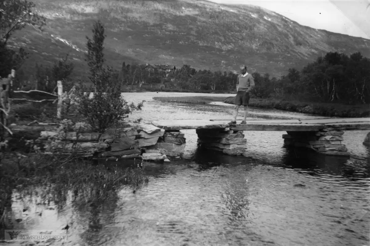 17-21 juli 1951. Fottur med Truls. Fale i Sunndalen- Vangshaugen- Gruvedalshytta- Skamdalshytta-Lesja-Dombås-Vågomo. .(Beskrivelse av turen ligger i fotoalbumet, det er totalt 15 bilder fra turen).