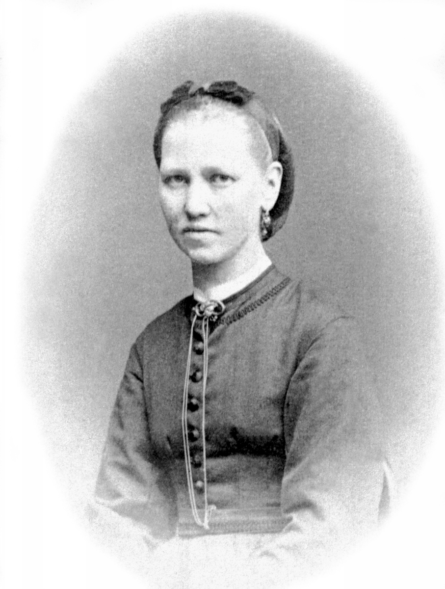 Portrett av Sophie Amalie Gjestvang (1837-1871), Kise Østre, Nes, Hedmark.