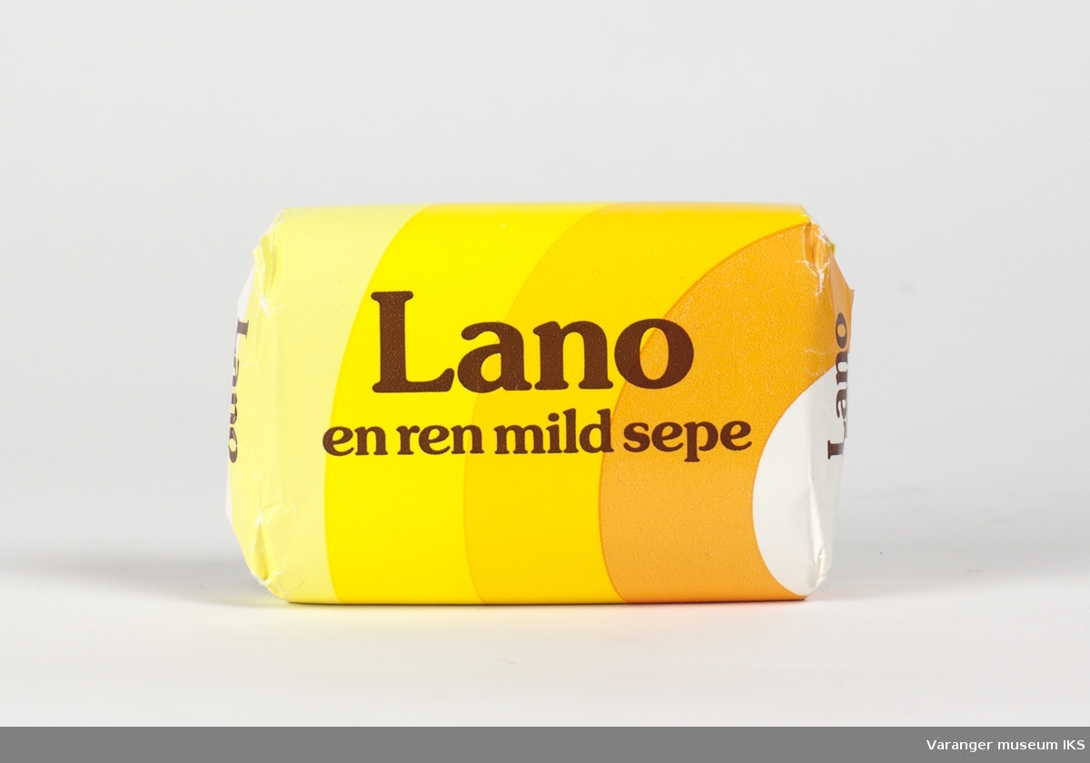 Såpestykke av merket Lano, i uåpnet orginalpakning.