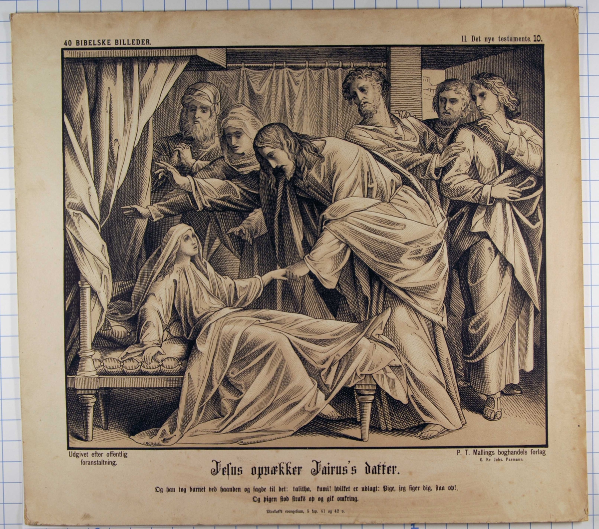 Jesus vekker Jairus's datter fra de døde.