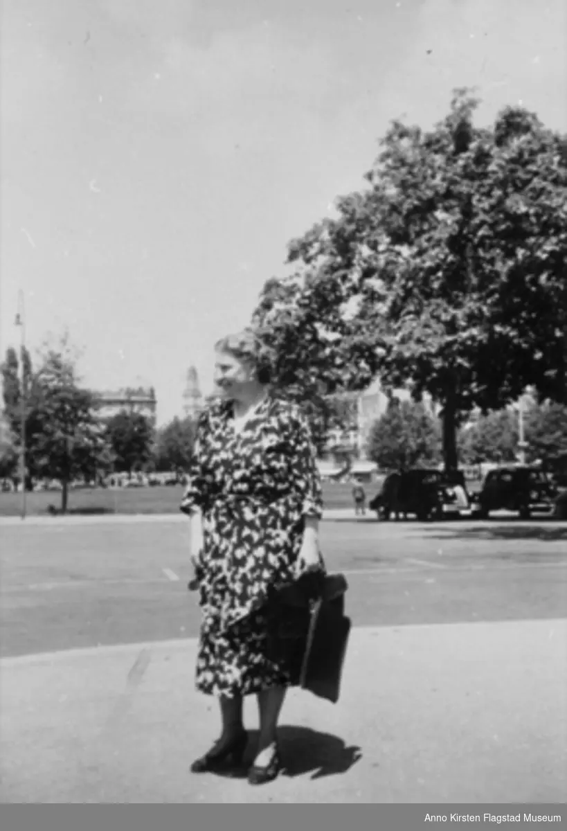Kirsten Flagstad i Zürich sommeren 1948. Kirsten Flagstad in Zürich summer 1948. 