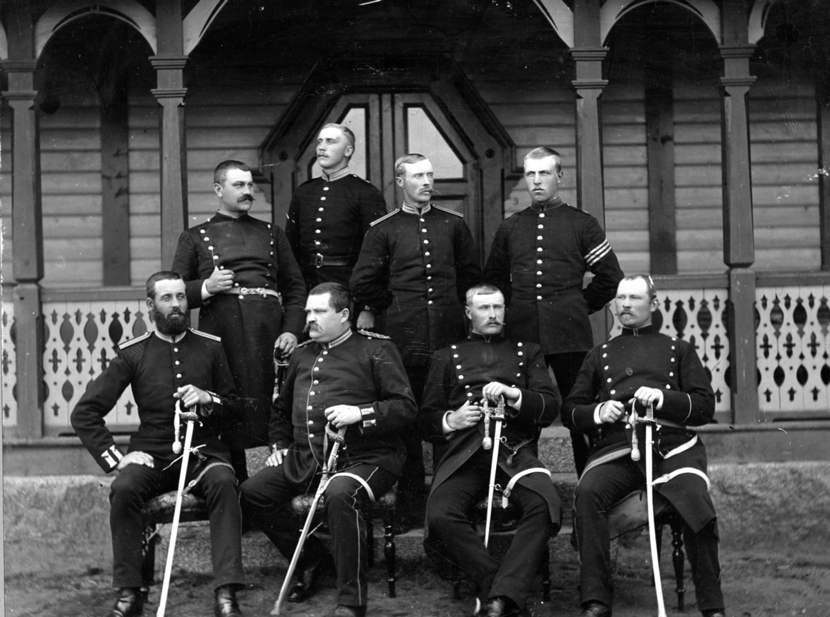 Kalmar regemente, underofficerare och underbefäl.