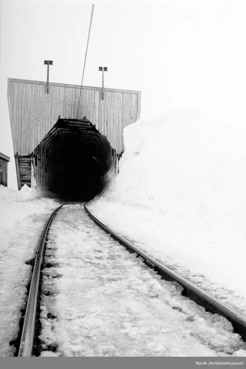 Snøoverbygg på Bergensbanen
