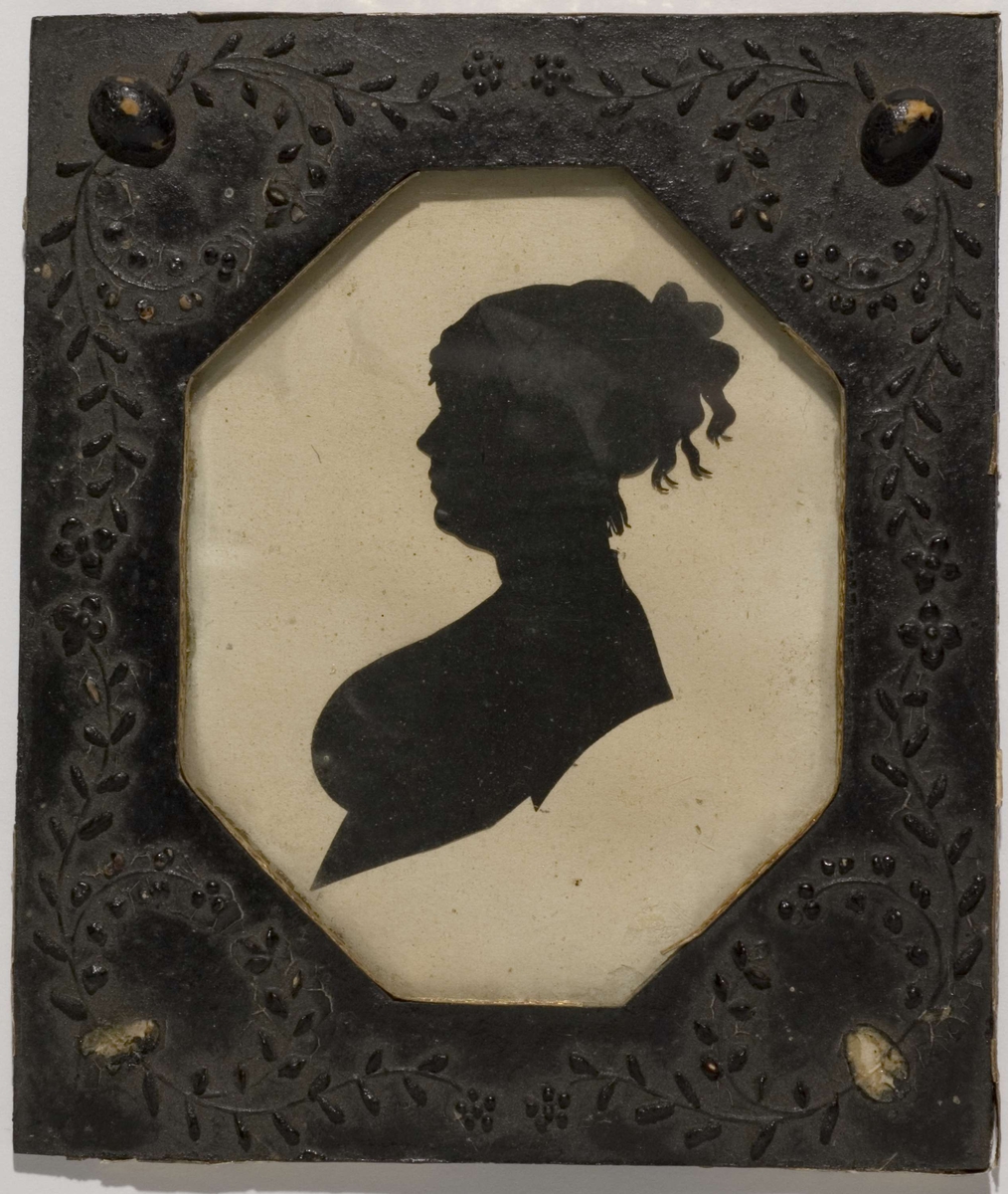 Brystbilde av Sara M. L. Glückstad (1772-1848), venstreprofil.