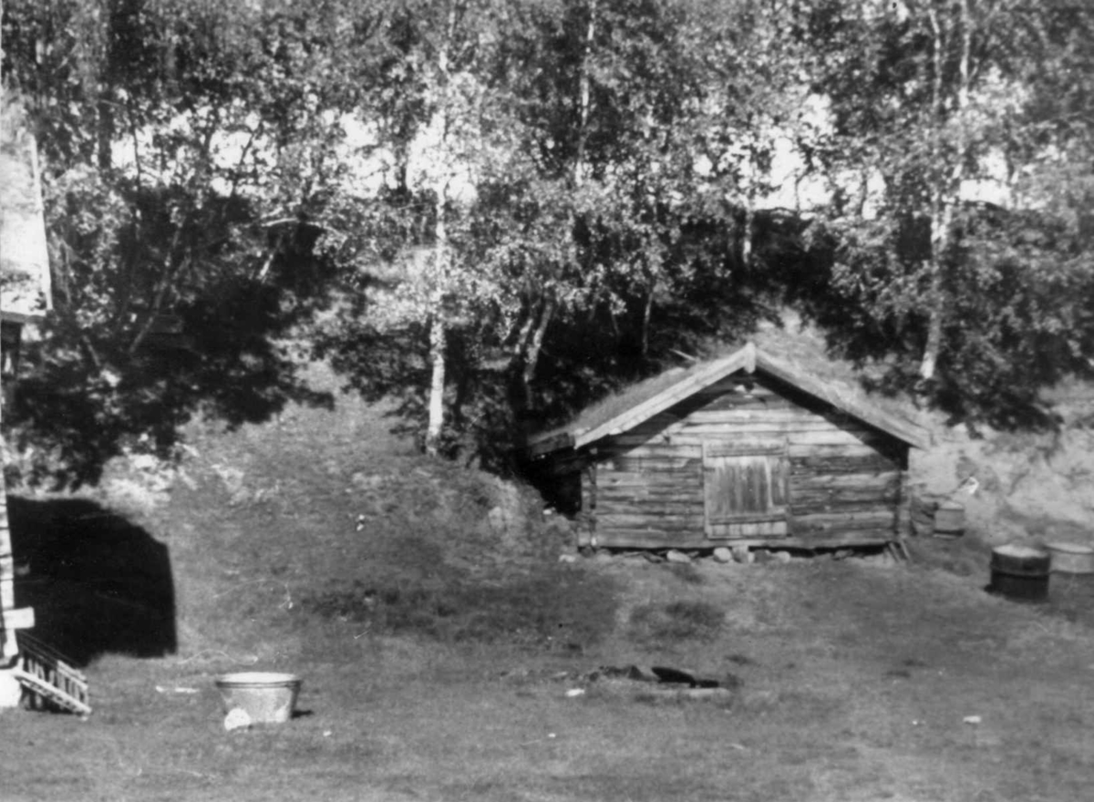 Fiskestabbur ved Sirma fjellstue, 1952.
